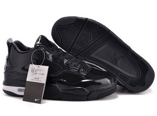 Air Jordan Retro 4 All Black 3m Reduced